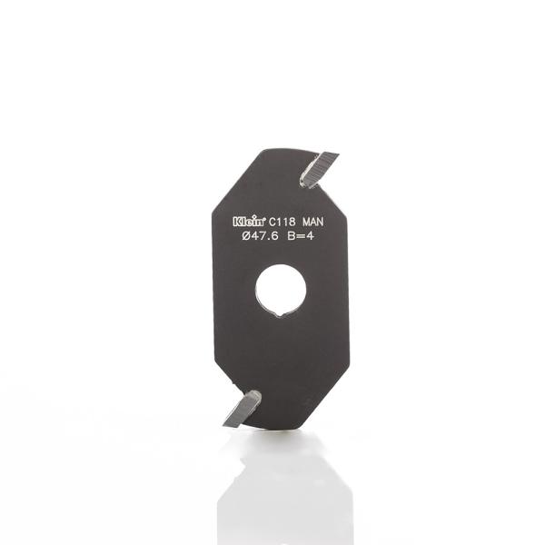 Klein skivenotfres HM – 6 mm not – Ø47,6x7,94 mm – Z2