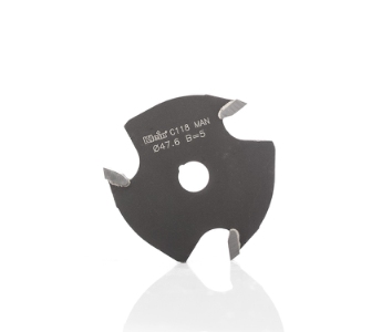 Klein skivenotfres 45° HM Ø47,6x7,94x4,8 mm, Z3 (senket hull)