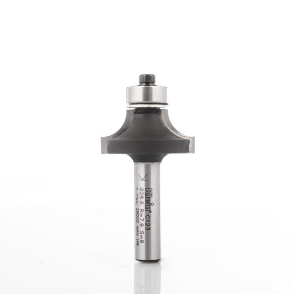 Klein radiefres HM m/stort kulelager, radius 1,6, Ø16x8x46 mm, S8, Z2