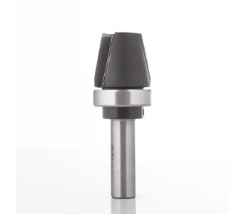 Klein fasefres HM m/kulelager øverst, for corian, 12°, Ø28,6x25x78 mm, S12, Z2