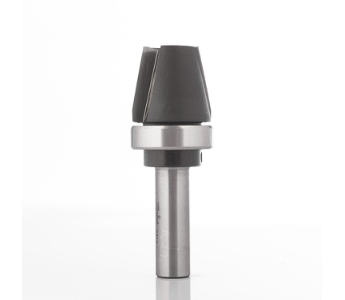 Klein fasefres HM m/kulelager øverst, for corian, 12°, Ø28,6x25x78 mm, S12, Z2