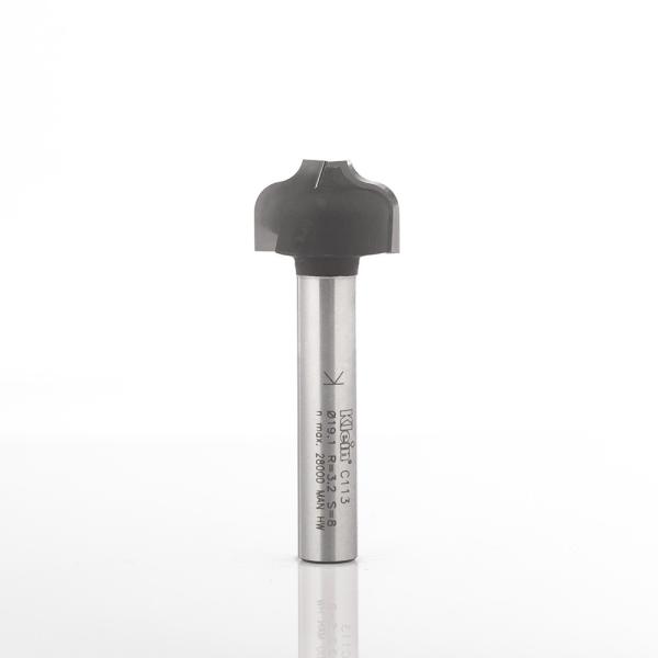 Klein profilfres (kurveprofil) HM radius 2, Ø12,7x10x51 mm, S6, Z2