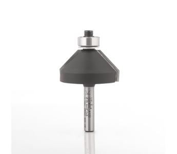 Klein fasefres HM m/kulelager, 45°, Ø35x18x57 mm, S6, Z2