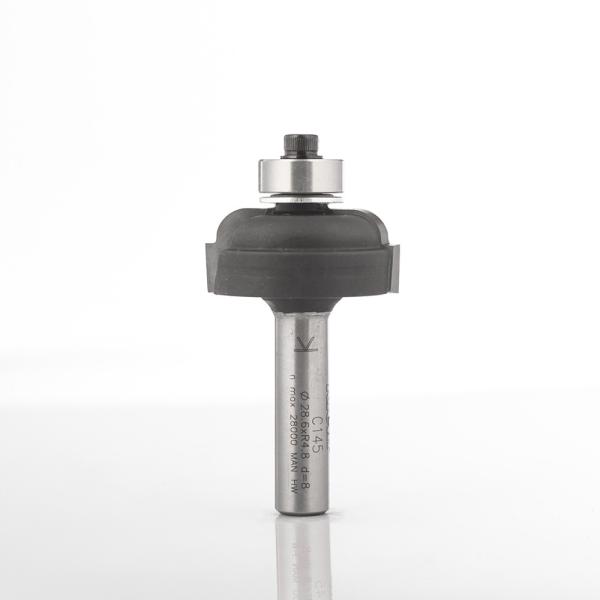 Klein HM hullkilfres m/kulelager, radius 4,8, Ø28,6x13x51 mm, S6, Z2
