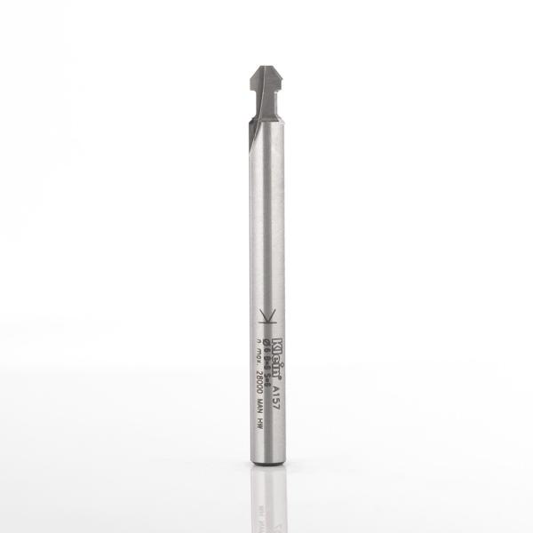 Klein vindstop overfræserbor HM, 38°, Ø2/5,5x44294x65 mm, S6, Z2