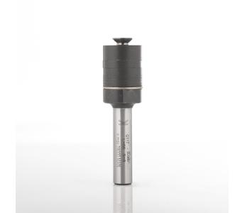 Klein spindel uten kulelager, senket, for skivenotfres Ø7,94x20x59 mm, S6.4(1/4)