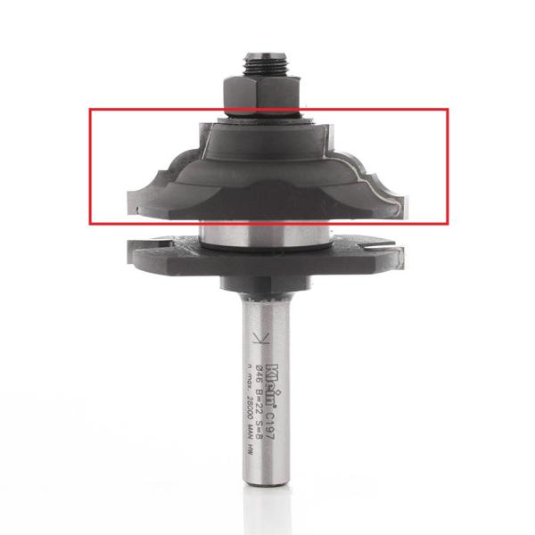 Klein profilfres (reservedel) Ø46x15x8 mm, Z2