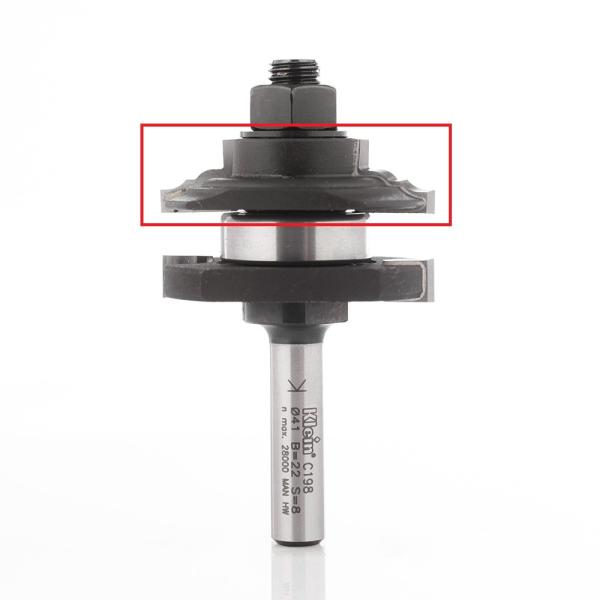 Klein profilfres (reservedel) Ø41x11x8 mm, Z2