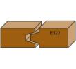 Klein federfræser med fas HM 15°, Ø32/14x32/11x70 mm, S12, Z2