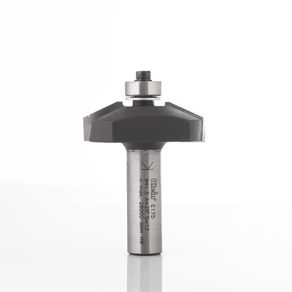 Klein profilfræser HM m/leje, Ø42x13x62 mm, S12, Z2