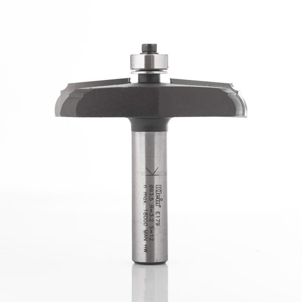 Klein fyllingsfres HM m/kulelager, radius 3, Ø64x13x62 mm, S12, Z2