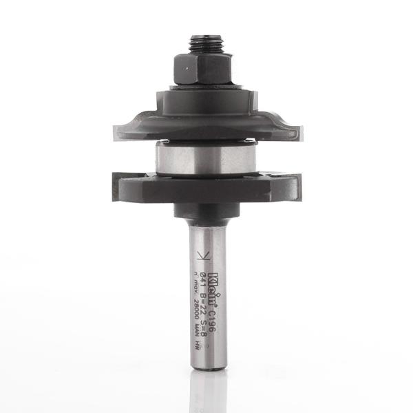 Klein profilsett for dører HM m/kulelager, Ø41x22x76 mm, S12, Z2