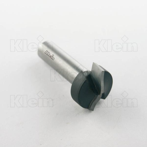 Klein radiefres HM m/kulelager, for corian, Ø25,4x13x54 mm, S12, Z2