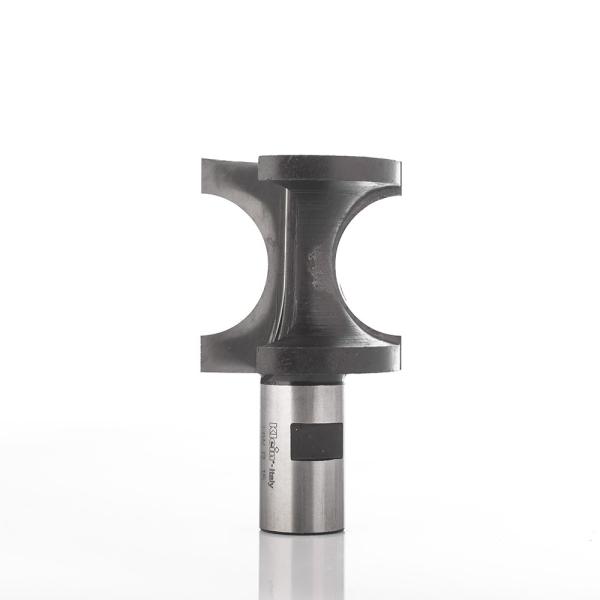 Klein halvstaffræser HM radius 15, Ø45x50x80 mm, M12x1, Z2