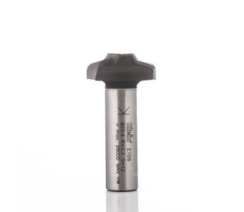 Klein profilfræser (kurveprofil) HM radius 3,2, Ø35x9,5x59 mm, S12,7 (1/2), Z2