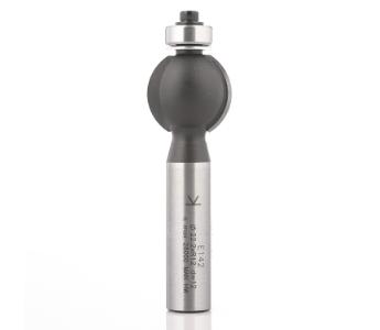 Klein profilfres (hullkil) HM m/kulelager, radius 12, Ø22x19x78 mm, S12,7 (1/2), Z2