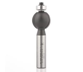 Klein profilfres (hullkil) HM m/kulelager, radius 12, Ø22x19x78 mm, S12,7 (1/2), Z2