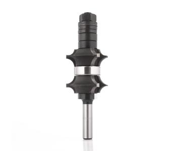 Klein stilbar rundingsfræser HM radius 6,4/4,8, Ø35x14x108 mm, S12,7(1/2), Z3