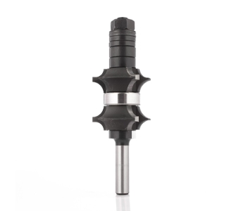 Klein stilbar rundingsfræser HM radius 6,4/4,8, Ø35x14x108 mm, S12,7(1/2), Z3