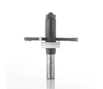 Klein HM slissefres for corian m/kulelager, Ø80x6x96 mm, S12,7 (1/2), Z4