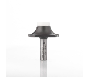 Klein rundingsfræser HM, m/leje, 17°, til corian, radius 12,7, Ø51x17,5/13,5x63,5 mm, S12,7, Z2