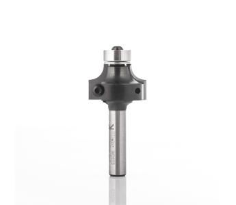 Klein rundingsfræser HM m/vendeplatte leje, radius 6, Ø26x15,7x55 mm, S8, Z2