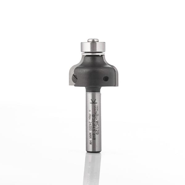 Klein profilfres (kurve) HM, m/profilplate og kulelager, radius 4,5, Ø26x15,7x55 mm, S8, Z2