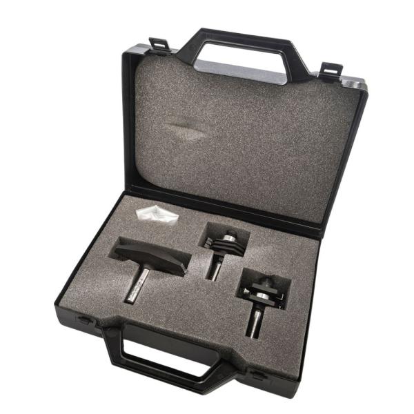 Klein fresesett for skapdører type 3, 3 deler, S12