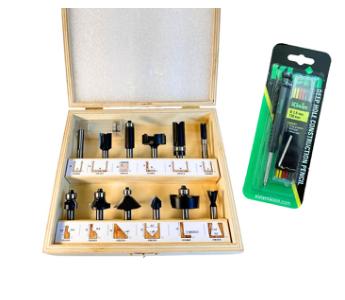 Klein fressett X19, 12 deler, S8 - inkl. gratis merkeblyant