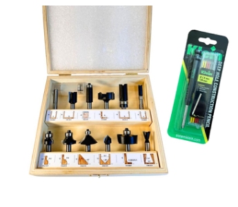 Klein fressett X19, 12 deler, S8 - inkl. gratis merkeblyant