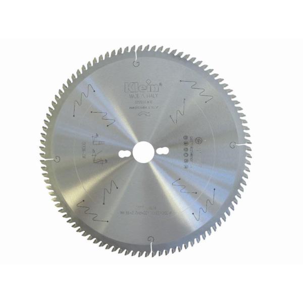 Klein støysvakt formatsagblad HM 250 mm - skjærebredde 3,2 mm, senterhull 30 mm, Z80, 10°, WZ
