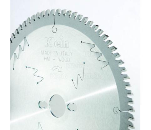 Klein formatsavklinge HM 450 mm - snitbredde 4,2 mm, centerhul 30 mm, Z132, 10°, WZ