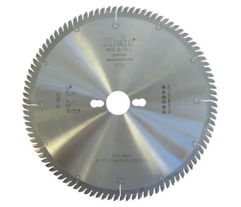 Klein multi klinge HM m/tynd blad (plast-  alu-prof.) 250 mm - snitb. 2,2 mm, Ø30 mm, Z100, 10°, WZ