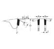 Klein støjsvag klinge HM til radialsav 400 mm - snitbredde 4,4 mm, centerhul 30 mm, Z48, -5°, WZ