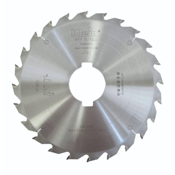 Klein kløvsagblad HM uten renseblad 300 mm - skjærebredde 3,2 mm, senterhull 70 mm + 21x84 mm, Z24, 18°, WZ
