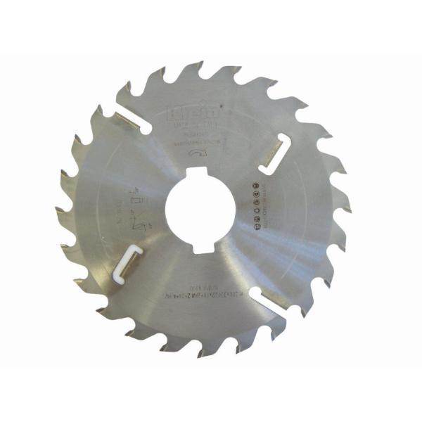 Klein kløvsagblad HM med renseblad 450 mm - skjærebredde 4,6 mm, senterhull 80 mm+13x92 mm, Z24+2+4, 18°, WZ