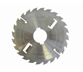 Klein tynn kløvsagblad HM med renseblad 300 mm - skjærebredde 2,7 mm, Ø70 mm+21x84 mm, Z24+2+2, 18°, FZ