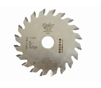 Klein konisk forrissesagblad HM 80 mm - skjærebredde 3,1-4,0 mm, senterhull 20 mm, Z12, 10°, KON/FZ
