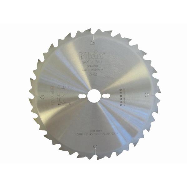 Klein bygningsklinge HM m/anti-kickback 300 mm - snitbredde 3,2 mm, centerhul 30 mm, Z20, 10°, FZ/FA