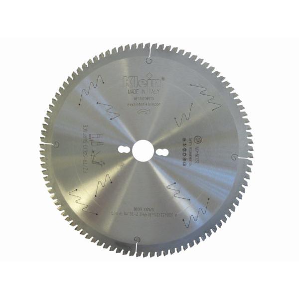 Klein støjsvag klinge HM til Corian 250 mm - snitbredde 3,2 mm, centerhul 30 mm, Z60, -3°, FZ/TR