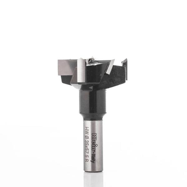 Klein beslagbor HM m/0,5 mm uten senterspiss, Ø30x57,5 mm, høyre - S10x26 mm, 3+3