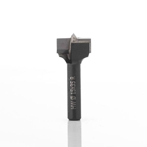 Klein beslagbor HM for Cabineo 15x35 mm høyre, S6, Z2