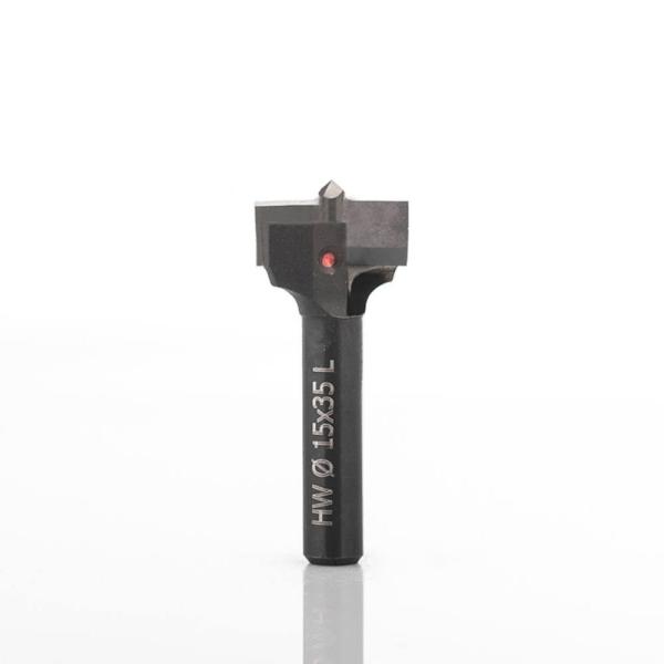 Klein beslagbor HM for Cabineo 15x35 mm venstre, S6, Z2