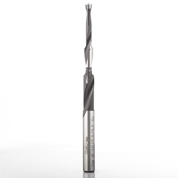 Klein 3-trinnbor HM, Ø5,5/7,3/10x35/56x138 mm, for konfirmatorskruer, S10x50, Z2