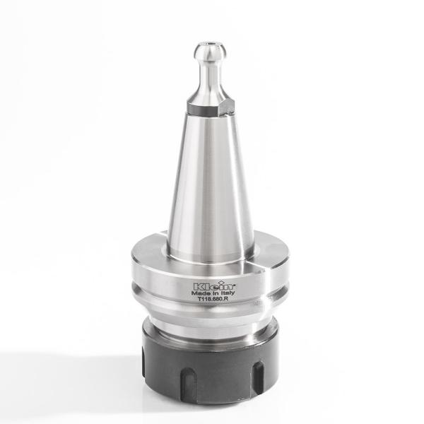 Klein ISO30 chuck for spennhylse, 2-20 mm ER32, 58x50x57 mm, høyre (trekkbolt T118.891.R)