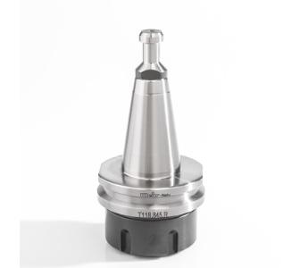 Klein ISO30 chuck for spennhylse, 2-20 mm ER32, 50x50x58 mm, m/kulelager, høyre/venstre (trekkbolt T118.791.R)
