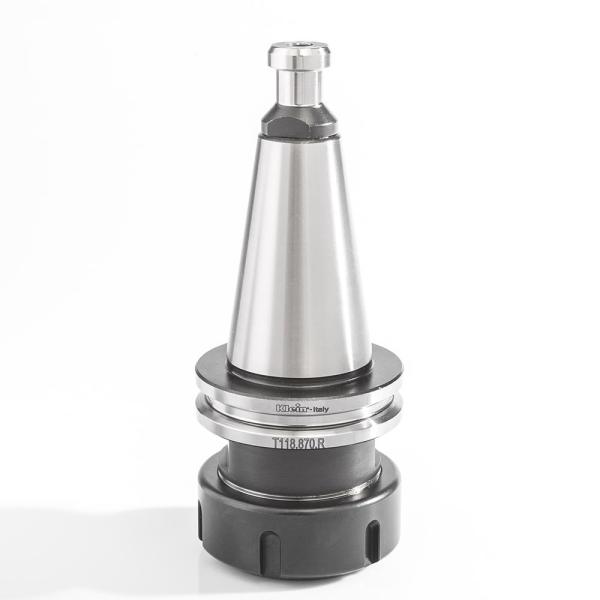 Klein ISO40 chuck for spennhylse, 2-20 mm ER32, 73x50x63,5 mm, høyre (trekkbolt T118.893.R)