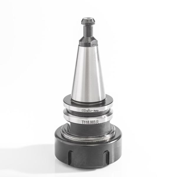 Klein ISO30 chuck for spennhylse, 4-25 mm ETS40, 57x63x46 mm, høyre (trekkbolt T118.794.R)