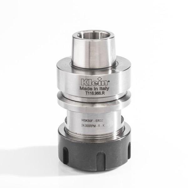 Klein HSK50F chuck for spennhylse, 2-30 mm ER40, 78x63x50 mm, m/kulelager, høyre/venstre