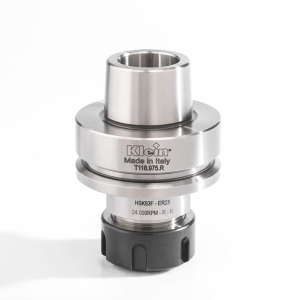 Klein HSK63F chuck for spennhylse, 3-16 mm ER25, 70x42x63 mm, høyre